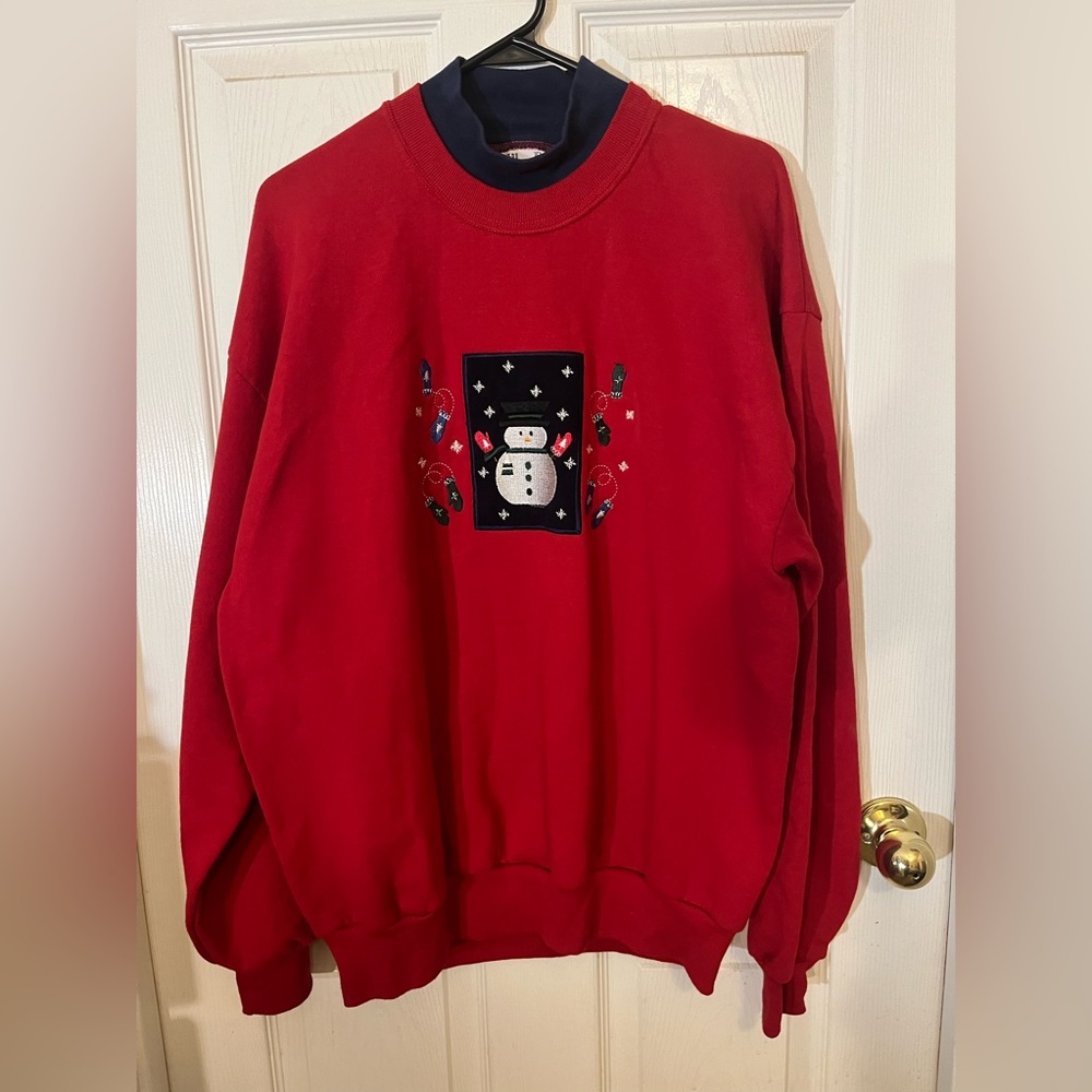 Vintage Willow Bay Unisex Christmas Sweatshirt XL